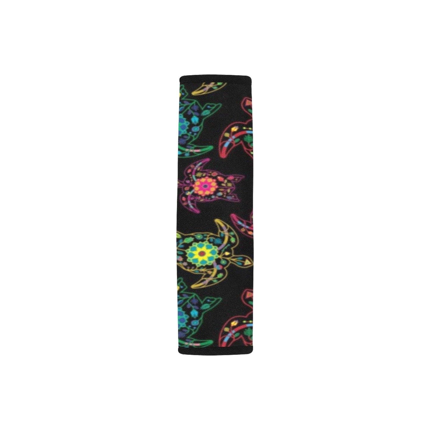 Floral Turtle Car Seat Belt Cover 7''x12.6'' (Pack of 2) Car Seat Belt Cover 7x12.6 (Pack of 2) e-joyer