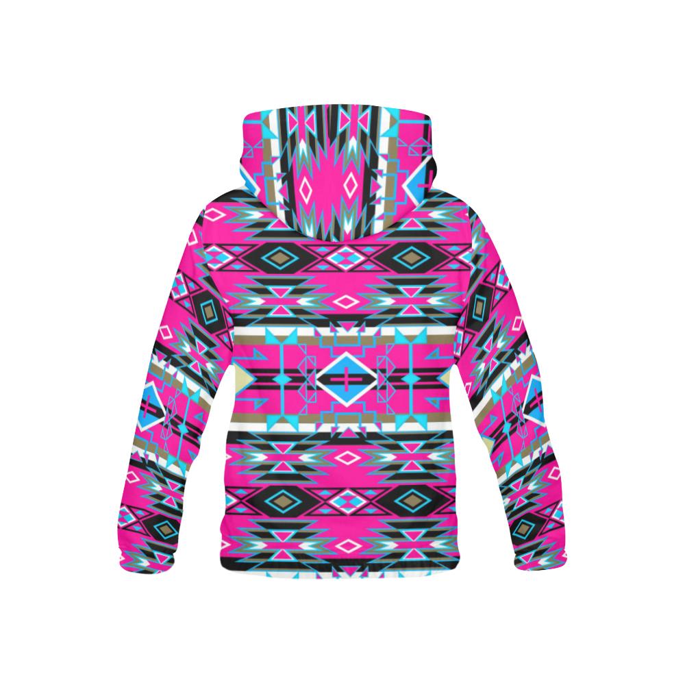 Force of Nature Sunset Storm All Over Print Hoodie for Kid (USA Size) (Model H13) All Over Print Hoodie for Kid (H13) e-joyer