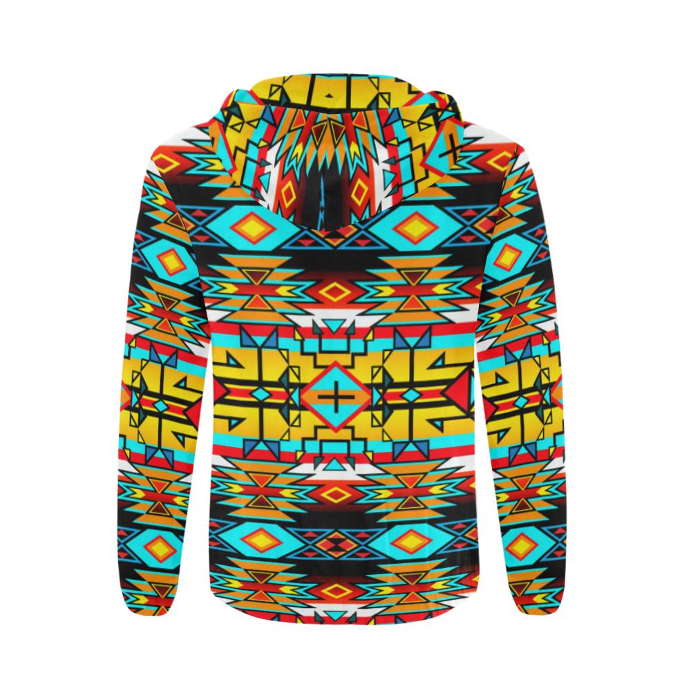 Force of Nature Twister All Over Print Full Zip Hoodie for Men (Model H14) All Over Print Full Zip Hoodie for Men (H14) e-joyer