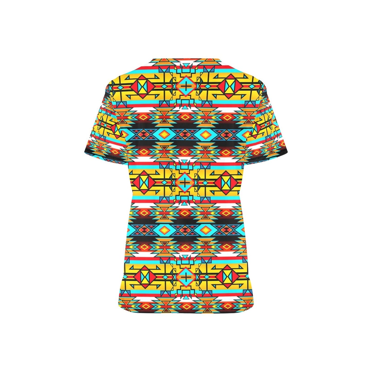 Force of Nature Twister All Over Print Scrub Top Scrub Top e-joyer