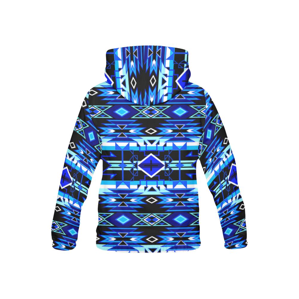 Force of Nature Winter Night All Over Print Hoodie for Kid (USA Size) (Model H13) All Over Print Hoodie for Kid (H13) e-joyer