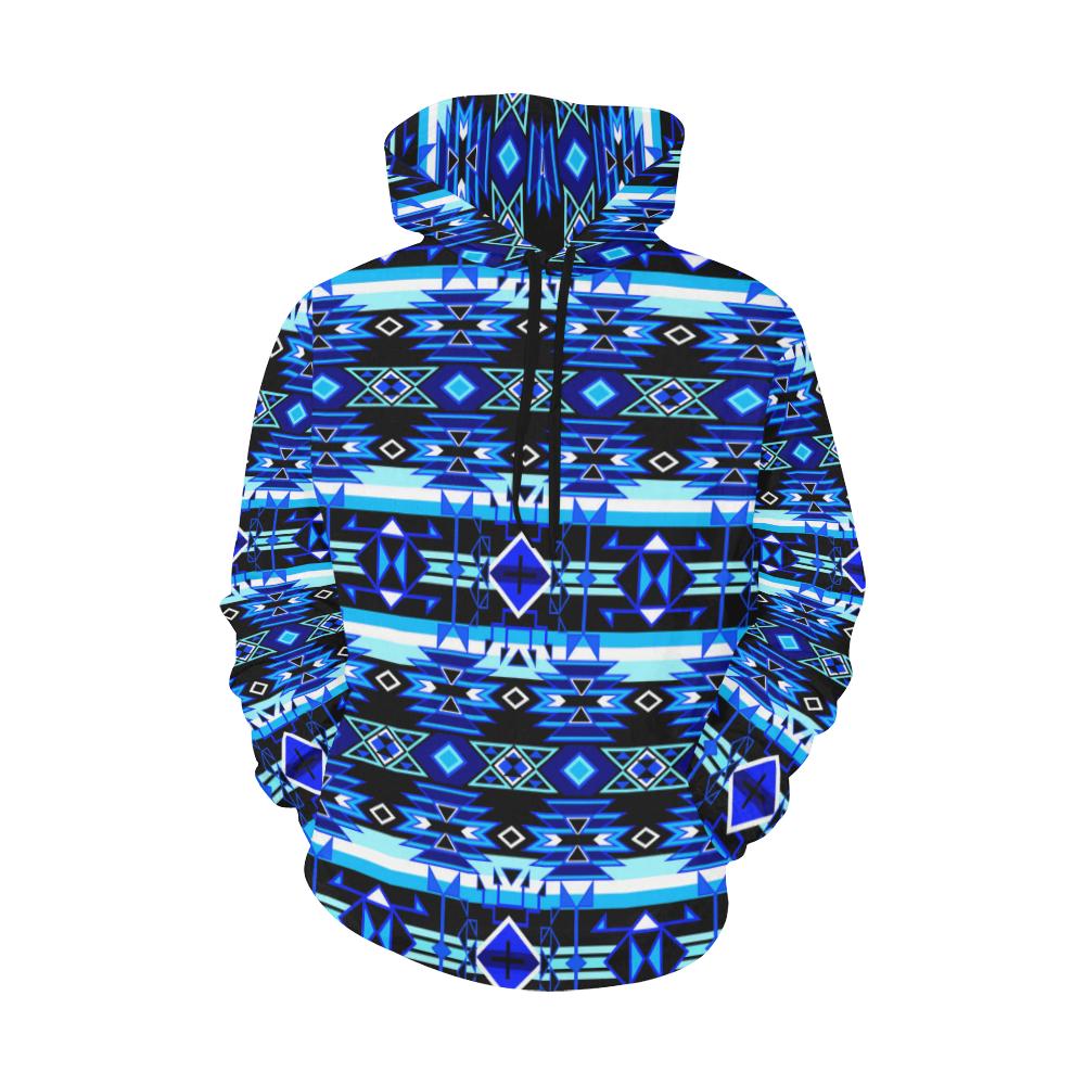 Force of Nature Winter Night All Over Print Hoodie for Men (USA Size) (Model H13) All Over Print Hoodie for Men (H13) e-joyer