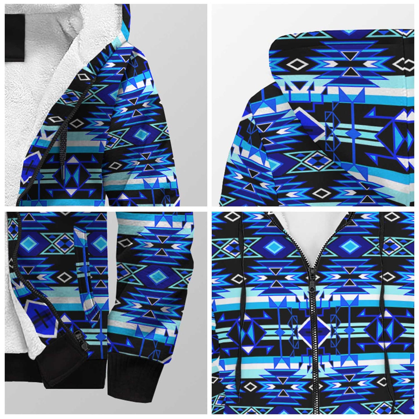 Force of Nature Winter Night Sherpa Hoodie 49 Dzine