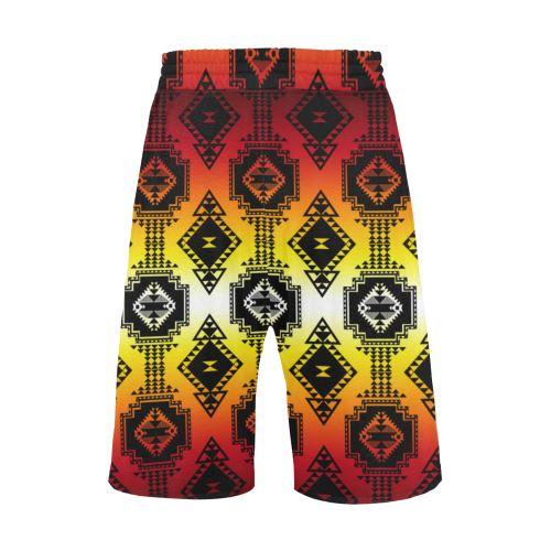 Gathering Fire Men's All Over Print Casual Shorts (Model L23) Men's Casual Shorts (L23) e-joyer
