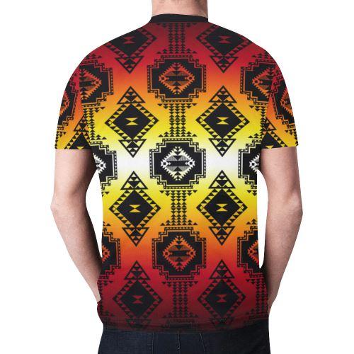 Gathering Fire New All Over Print T-shirt for Men (Model T45) New All Over Print T-shirt for Men (T45) e-joyer