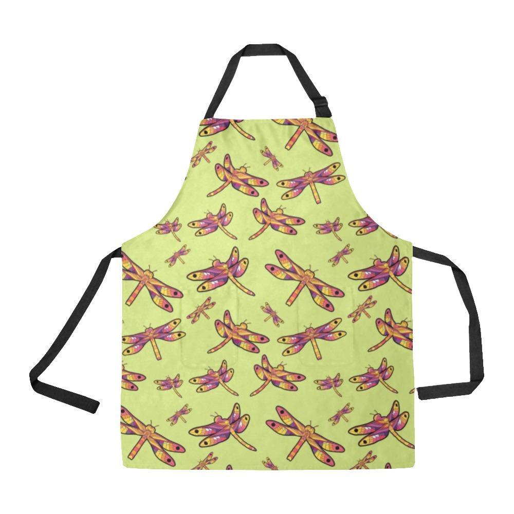 Gathering Lime All Over Print Apron All Over Print Apron e-joyer