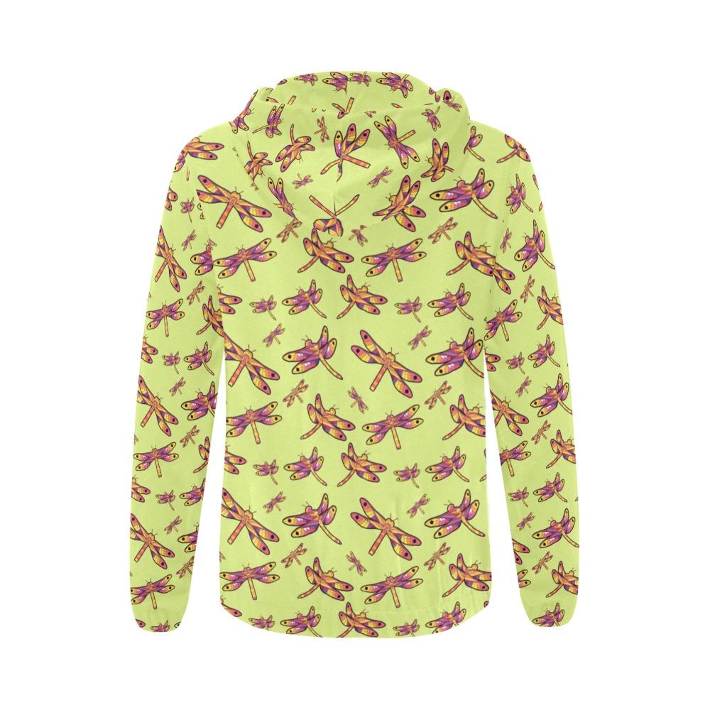 Gathering Lime All Over Print Full Zip Hoodie for Women (Model H14) All Over Print Full Zip Hoodie for Women (H14) e-joyer