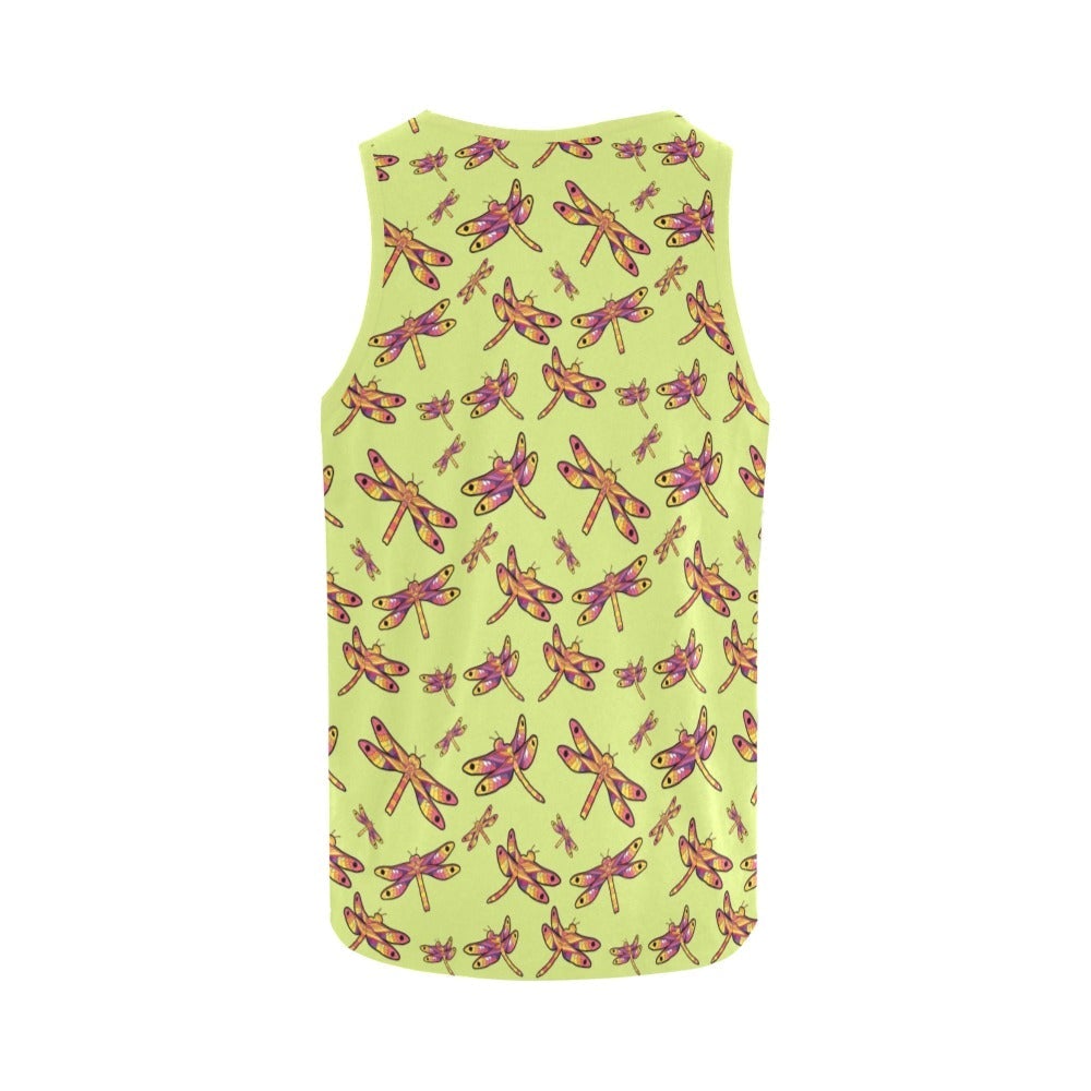 Gathering Lime All Over Print Tank Top for Women (Model T43) All Over Print Tank Top for Women (T43) e-joyer