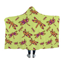 Load image into Gallery viewer, Gathering Lime Hooded Blanket blanket 49 Dzine 
