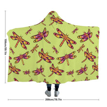 Load image into Gallery viewer, Gathering Lime Hooded Blanket blanket 49 Dzine 
