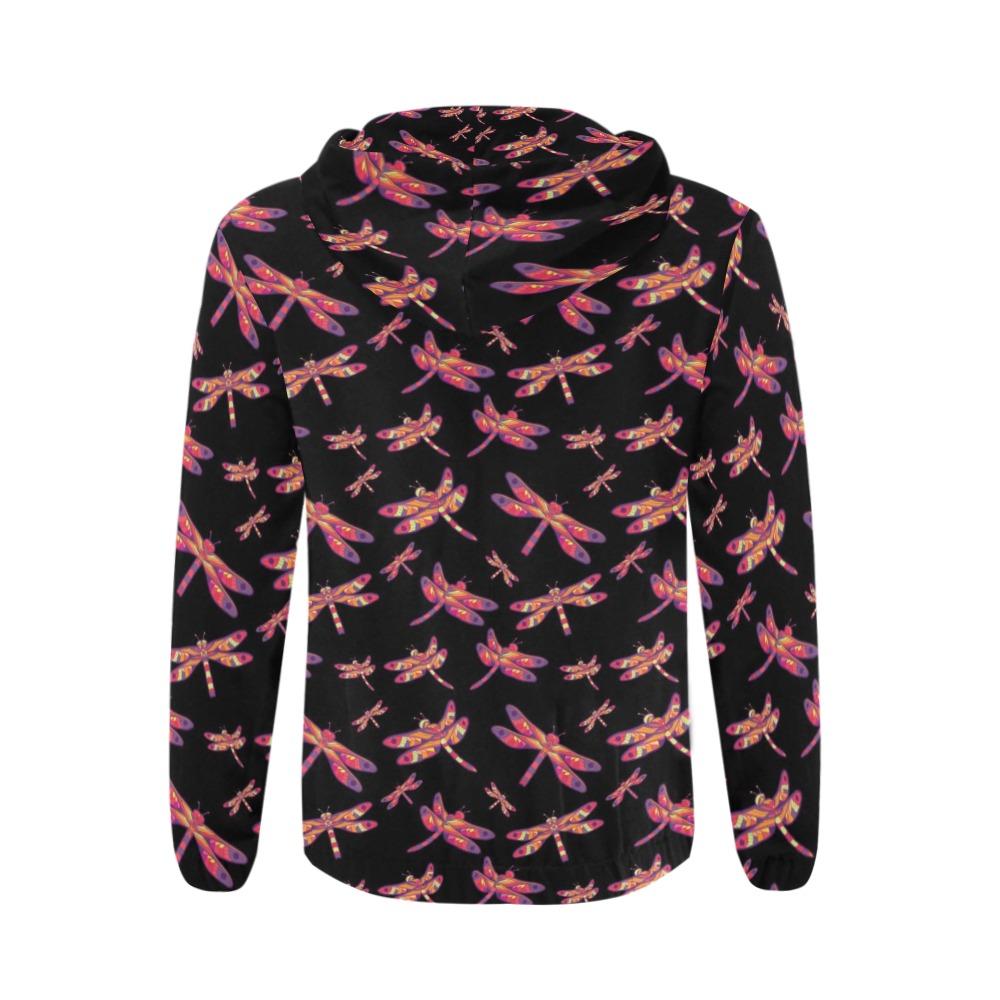 Gathering Noir All Over Print Full Zip Hoodie for Men (Model H14) All Over Print Full Zip Hoodie for Men (H14) e-joyer