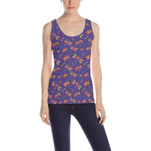 Load image into Gallery viewer, Gathering Purple All Over Print Tank Top for Women (Model T43) All Over Print Tank Top for Women (T43) e-joyer 
