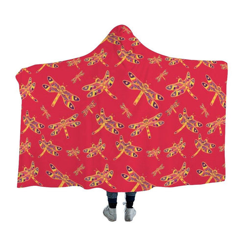 Gathering Rouge Hooded Blanket blanket 49 Dzine 
