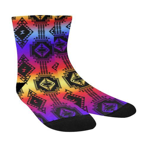 Gathering Sunset Crew Socks Crew Socks e-joyer