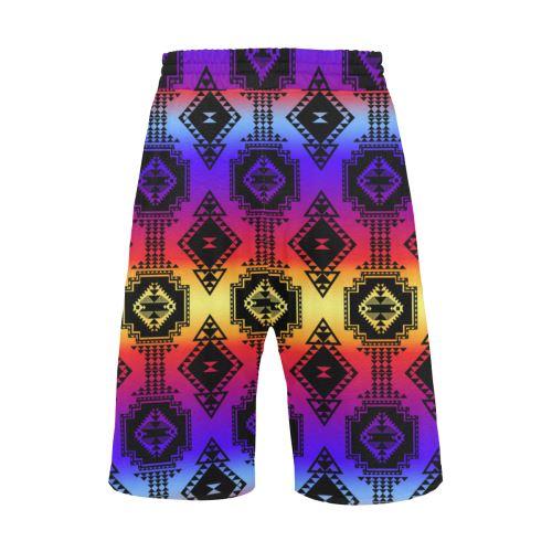 Gathering Sunset Men's All Over Print Casual Shorts (Model L23) Men's Casual Shorts (L23) e-joyer
