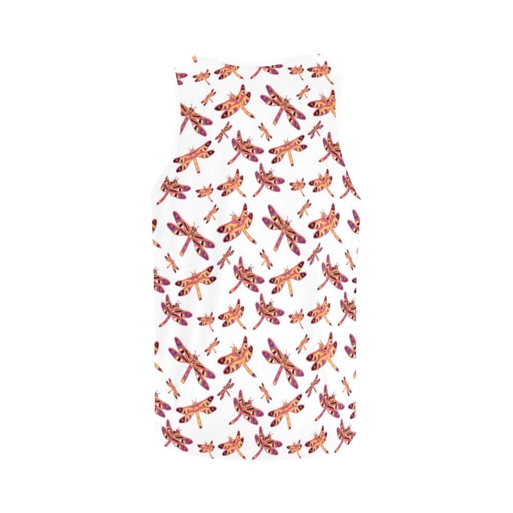 Gathering White All Over Print Tank Top for Women (Model T43) All Over Print Tank Top for Women (T43) e-joyer