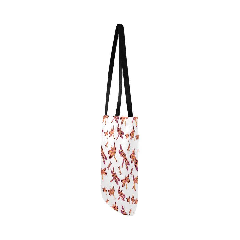 Gathering White Reusable Shopping Bag Model 1660 (Two sides) Shopping Tote Bag (1660) e-joyer