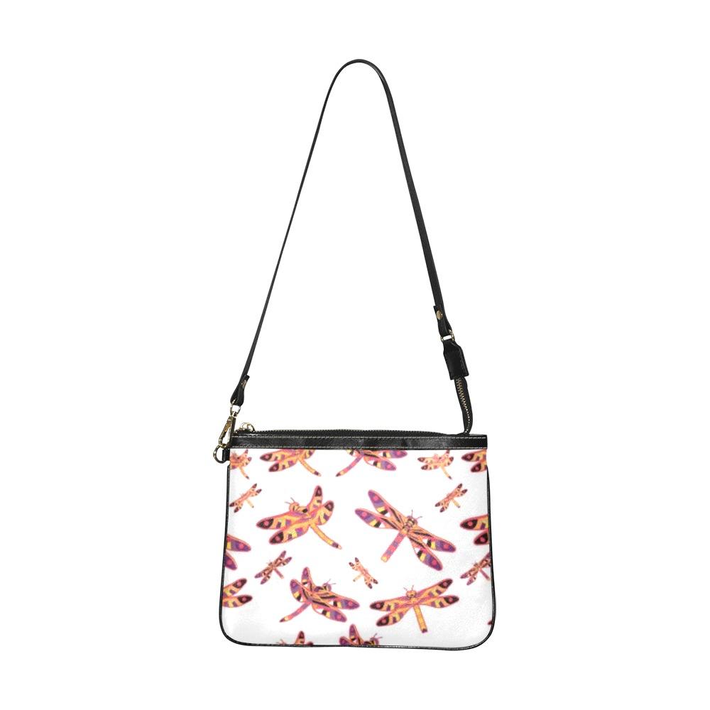 Gathering White Small Shoulder Bag (Model 1710) Small Shoulder Bag (1710) e-joyer