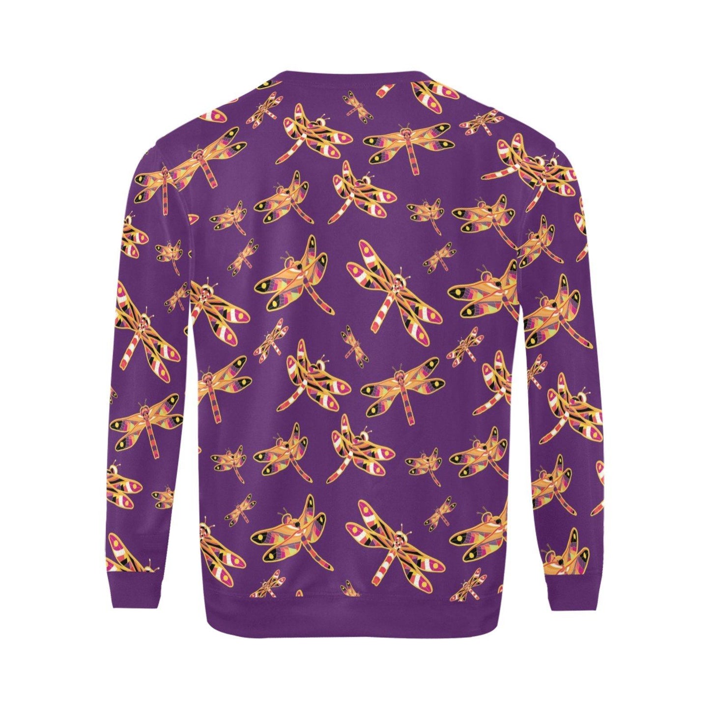 Gathering Yellow Purple All Over Print Crewneck Sweatshirt for Men (Model H18) shirt e-joyer