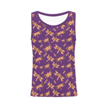 Load image into Gallery viewer, Gathering Yellow Purple All Over Print Tank Top for Women (Model T43) All Over Print Tank Top for Women (T43) e-joyer 

