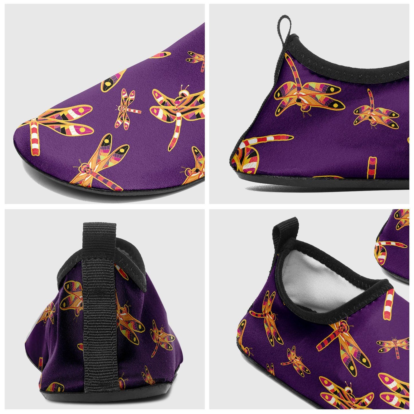 Gathering Yellow Purple Sockamoccs Slip On Shoes Herman
