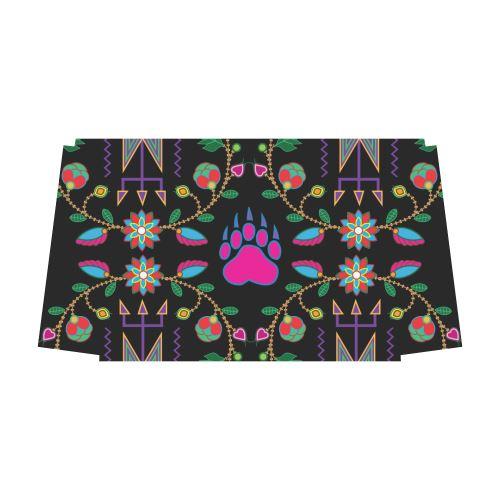 Geometric Floral Fall-Black Classic Travel Bag (Model 1643) Remake Classic Travel Bags (1643) e-joyer