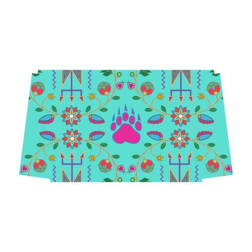 Geometric Floral Fall-Sky Classic Travel Bag (Model 1643) Remake Classic Travel Bags (1643) e-joyer