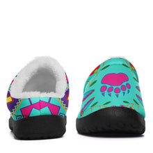 Load image into Gallery viewer, Geometric Floral Fall Sky Ikinnii Indoor Slipper 49 Dzine 
