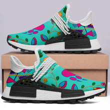 Load image into Gallery viewer, Geometric Floral Fall Sky Okaki Sneakers Shoes 49 Dzine 
