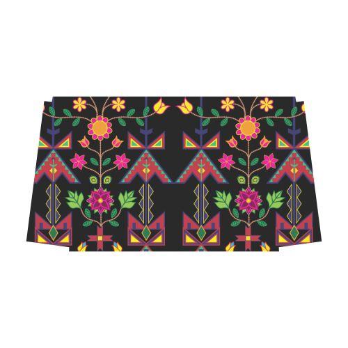 Geometric Floral Spring-Black Classic Travel Bag (Model 1643) Remake Classic Travel Bags (1643) e-joyer