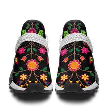 Load image into Gallery viewer, Geometric Floral Spring Black Okaki Sneakers Shoes Herman 
