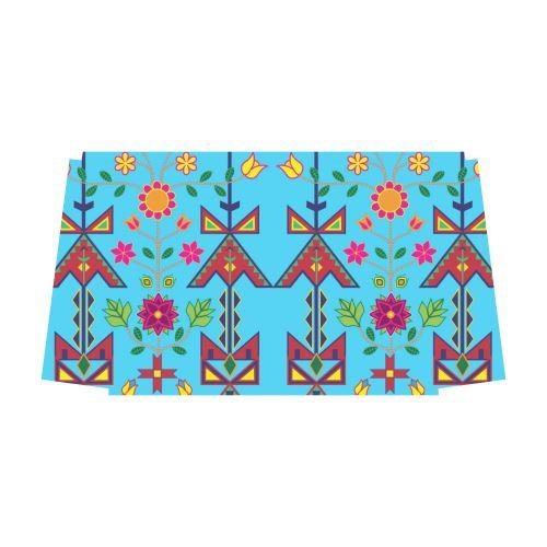 Geometric Floral Spring-Sky Blue Classic Travel Bag (Model 1643) Remake Classic Travel Bags (1643) e-joyer