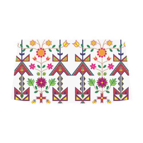 Geometric Floral Spring-White Classic Travel Bag (Model 1643) Remake Classic Travel Bags (1643) e-joyer