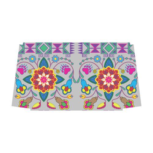 Geometric Floral Winter-Gray Classic Travel Bag (Model 1643) Remake Classic Travel Bags (1643) e-joyer