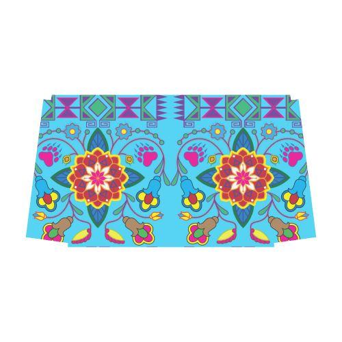 Geometric Floral Winter-Sky Blue Classic Travel Bag (Model 1643) Remake Classic Travel Bags (1643) e-joyer