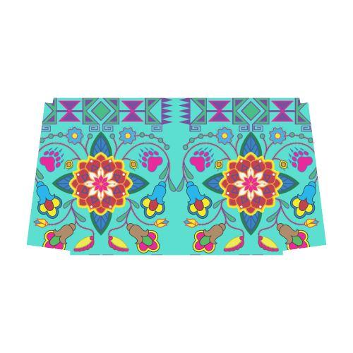 Geometric Floral Winter-Sky Classic Travel Bag (Model 1643) Remake Classic Travel Bags (1643) e-joyer