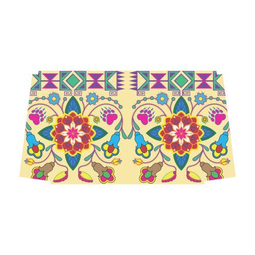 Geometric Floral Winter-Vanilla Classic Travel Bag (Model 1643) Remake Classic Travel Bags (1643) e-joyer