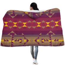 Load image into Gallery viewer, Gold Wool Hooded Blanket blanket 49 Dzine 

