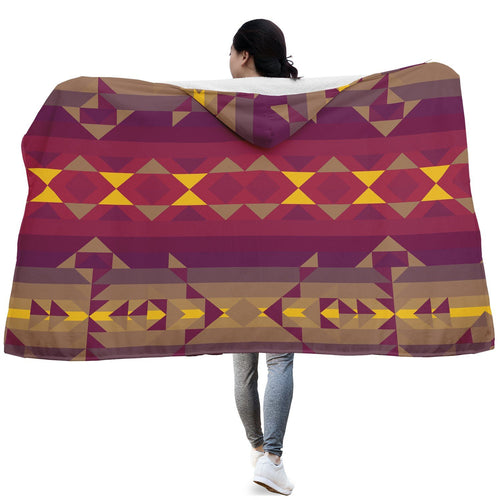 Gold Wool Hooded Blanket blanket 49 Dzine 