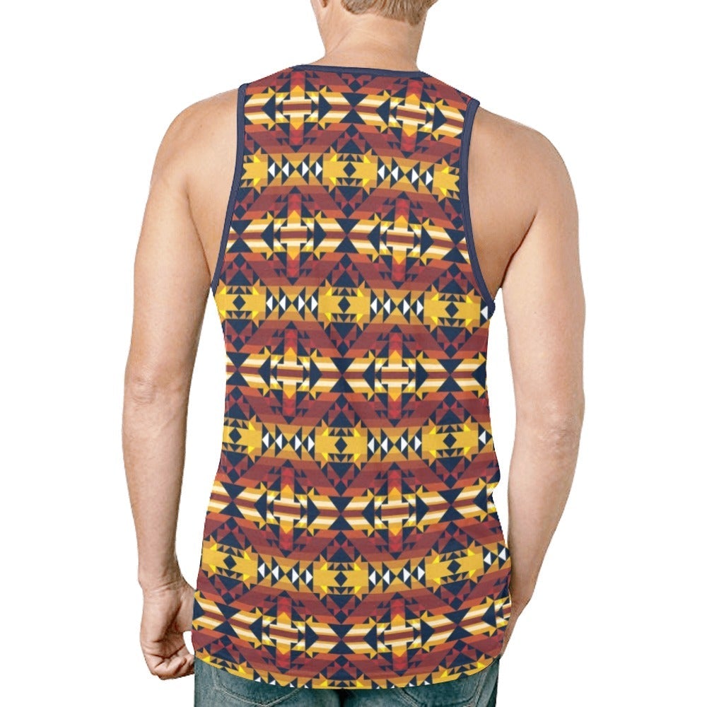 Golden Clouds New All Over Print Tank Top for Men (Model T46) tank top e-joyer