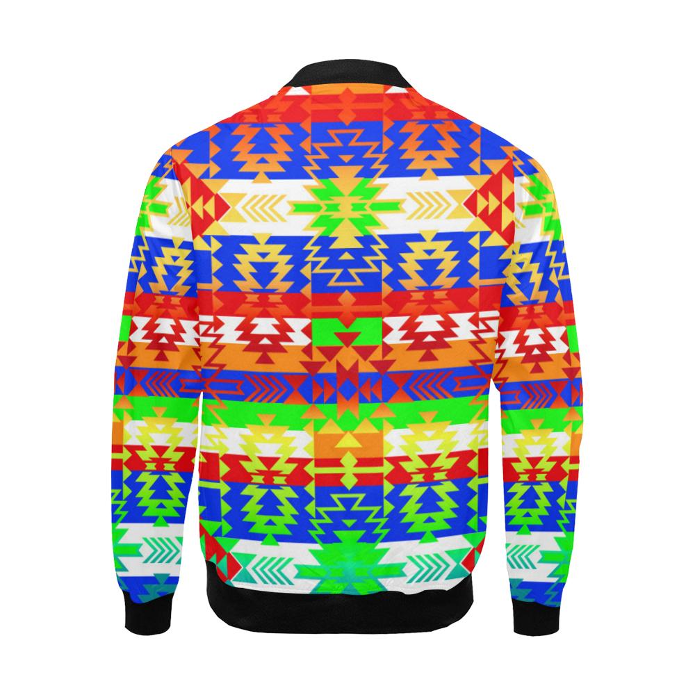 Grand Entry Traditional All Over Print Bomber Jacket for Men/Large Size (Model H19) All Over Print Bomber Jacket for Men/Large (H19) e-joyer