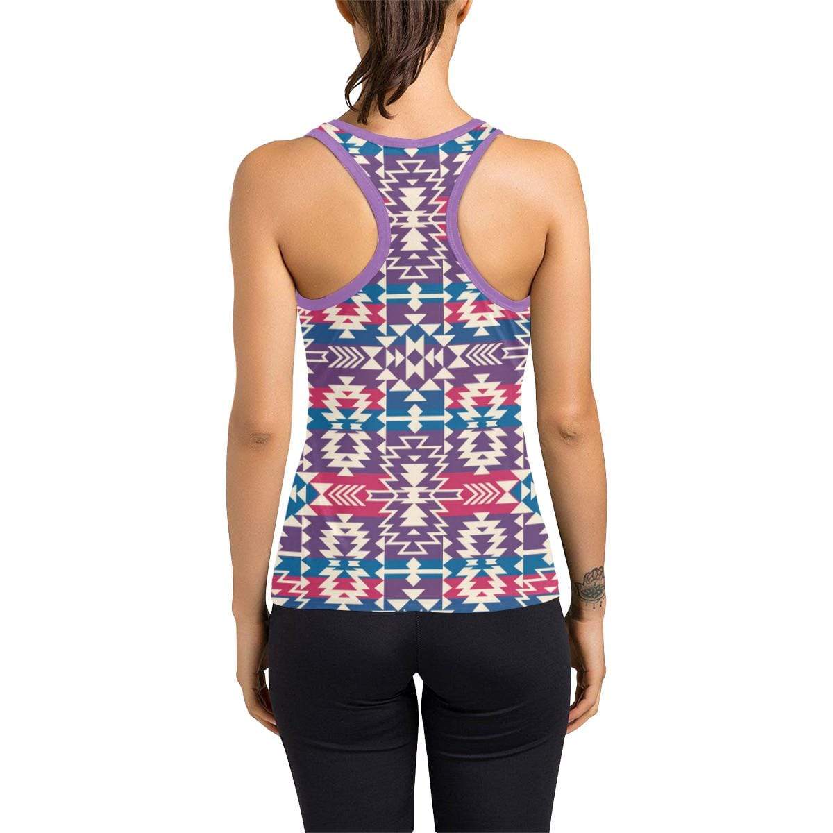 Grand Entry Women's Fancy Women's Racerback Tank Top (Model T60) Racerback Tank Top (T60) e-joyer