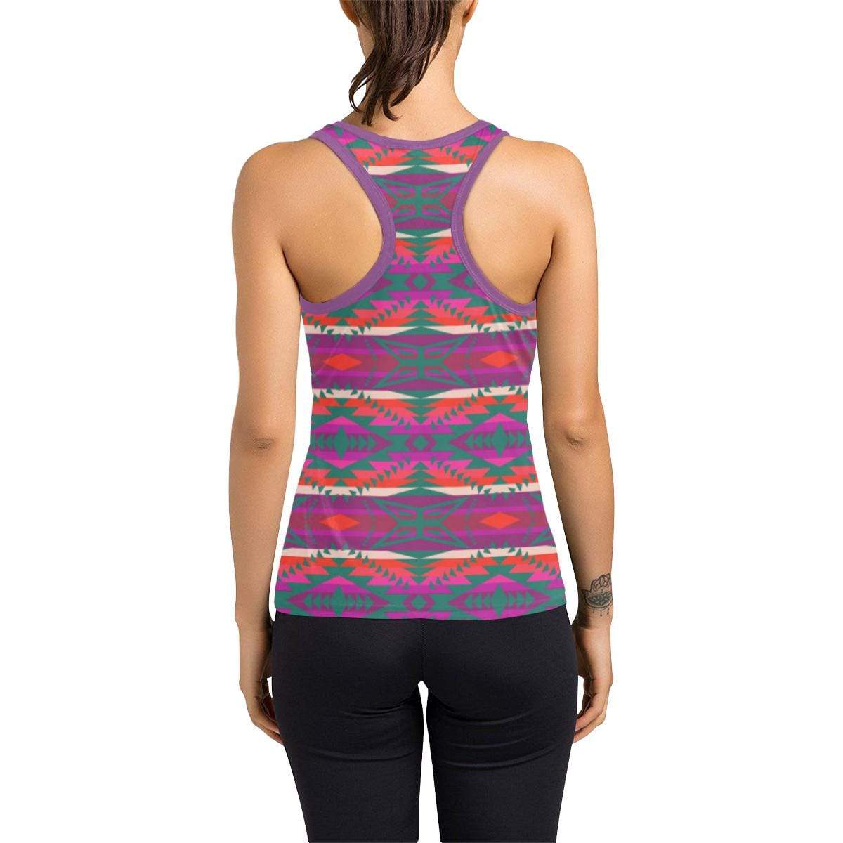 Great Lakes War Party Women's Racerback Tank Top (Model T60) Racerback Tank Top (T60) e-joyer