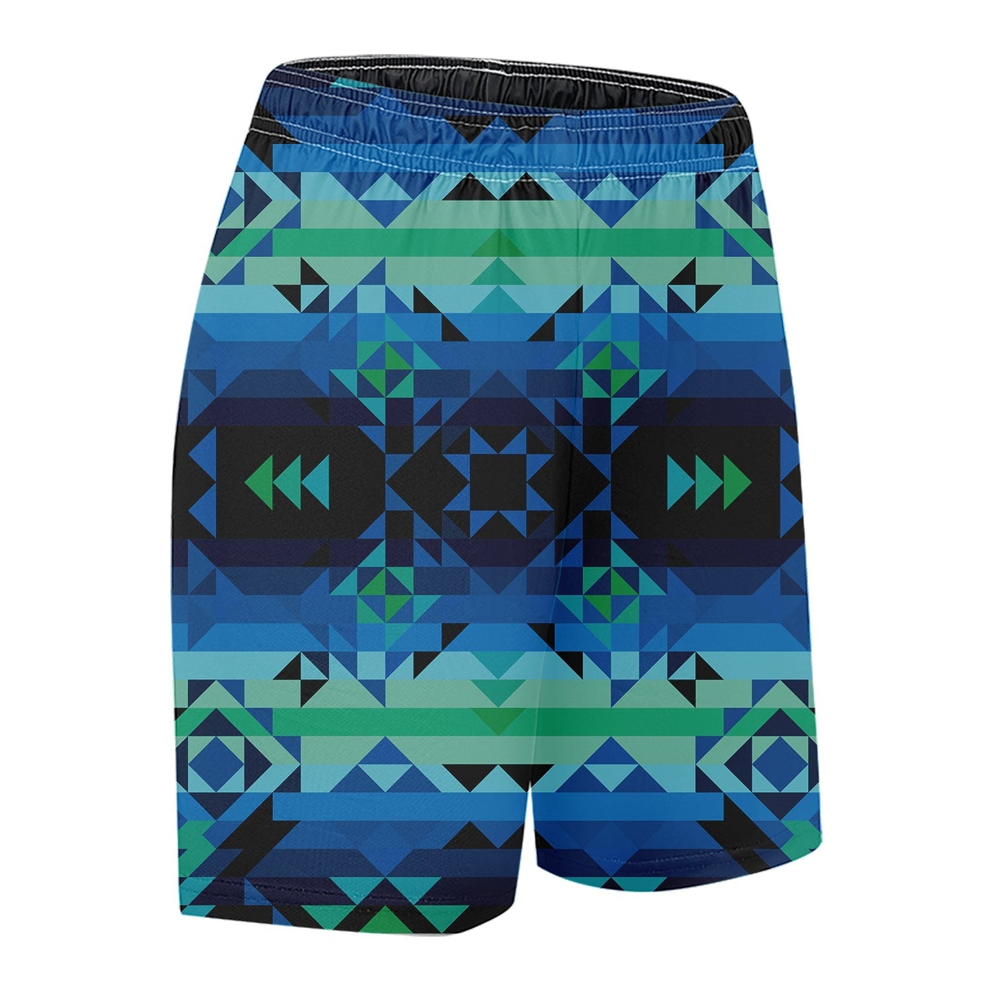 Green Star Kid's Basketball Shorts 49 Dzine