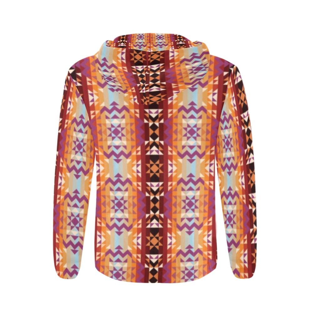 Heatwave All Over Print Full Zip Hoodie for Men (Model H14) All Over Print Full Zip Hoodie for Men (H14) e-joyer