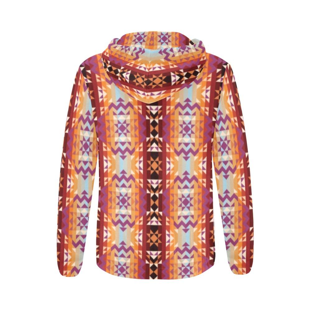 Heatwave All Over Print Full Zip Hoodie for Women (Model H14) All Over Print Full Zip Hoodie for Women (H14) e-joyer