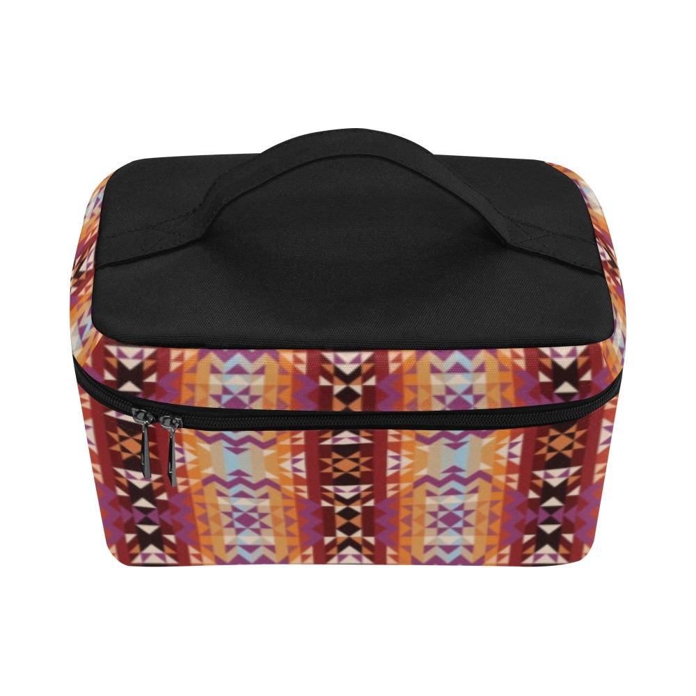Heatwave Cosmetic Bag/Large (Model 1658) Cosmetic Bag e-joyer