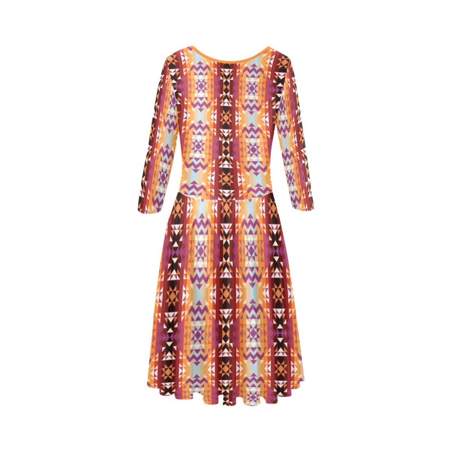 Heatwave Tethys Half-Sleeve Skater Dress(Model D20) Tethys Half-Sleeve Skater Dress (D20) e-joyer