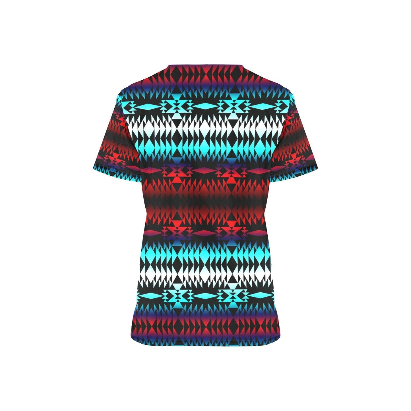 In Between Two Worlds All Over Print Scrub Top Scrub Top e-joyer