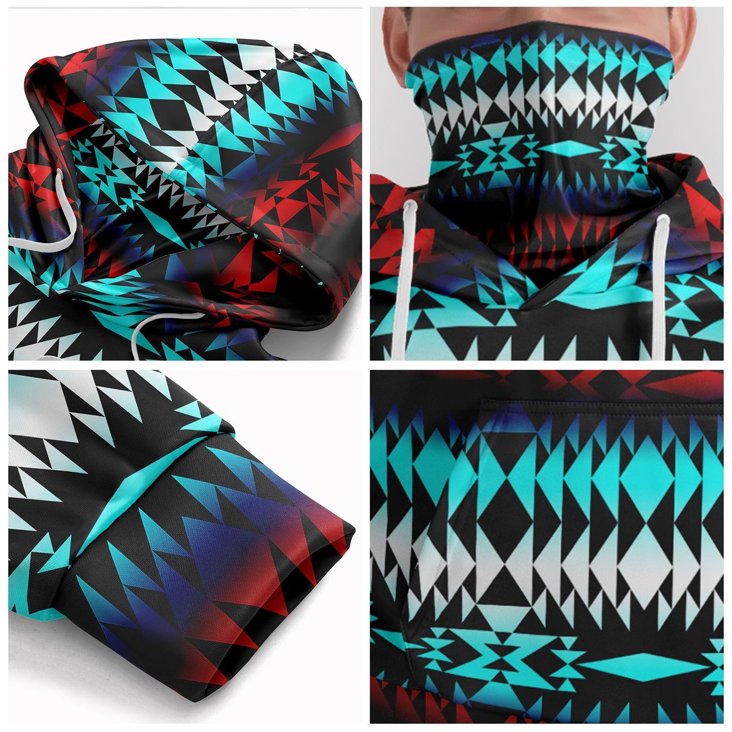 In Between Two Worlds Hoodie with Face Cover 49 Dzine